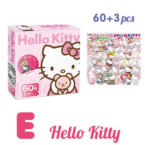Jual 60 pcs/ box Sticker Label Cute SANRIO Cinnamoroll Kuromi Pom Pom