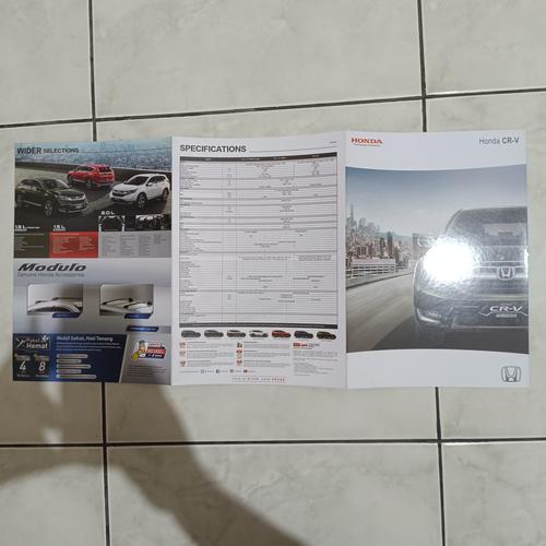 Jual Poster brosur katalog leaflet Honda CRV Turbo 20182020 Kab
