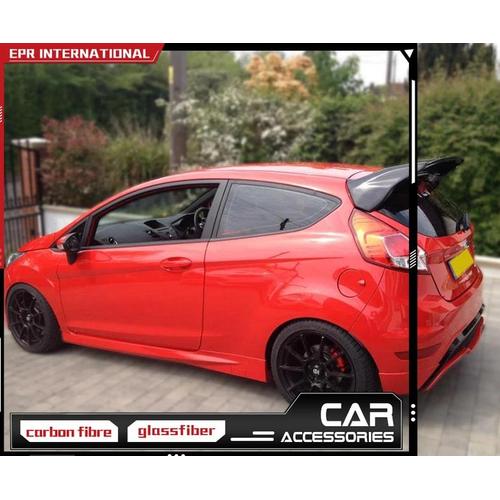 Jual RS Style Portion Carbon Fiber Rear Spoiler Ford Fiesta ST Facelift