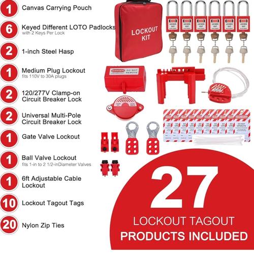 Jual Lockout Tagout Kit - Loto Locks, Gate Valve Lock, Ball Valve ...