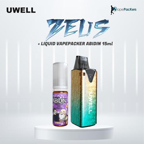 Promo Uwell Zeus Semi Disposable 20000 PUFFS Bundling Liquid ABIDIN