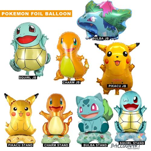 Jual Pokemon Balloon Foil/Balon Pikacu Standing/Balon Ulang Tahun Anak ...