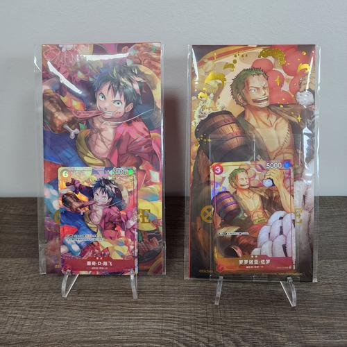 Jual One Piece Card Game Chinese New Year Promo Luffy Zoro Set jual-one-piece-card-game-chinese-new-year-promo-luffy-zoro-set