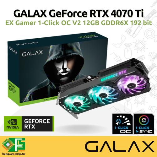 Jual VGA GALAX GeForce RTX 4070 Ti EX Gamer 1-Click OC V2 12GB GDDR6X ...