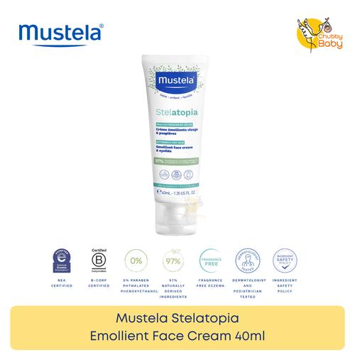 Jual Mustela Stelatopia Emollient Cream Face 40ml Krim Wajah