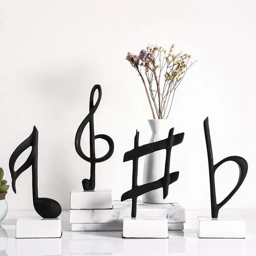 Jual Pajangan Dekorasi Ruangan / Black Notes Musical Ornament 2403 ...