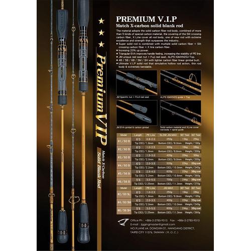 Jual Joran Pancing Jigging Master Premium VIP Solid #4-60SM - Main Image