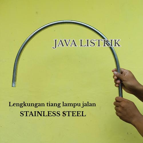 Jual LENGKUNGAN TIANG LAMPU JALAN STAINLESS - TIANG FULLSET - Kab ...