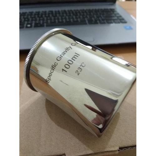 Jual Biuged Density Cup Stainless Steel 100 ml with Calibration