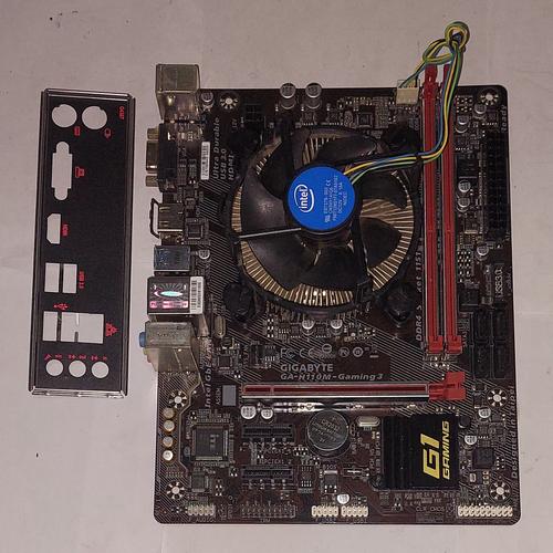 Jual gigabyte h110mgaming 3 lga 1151 + i5 7400 kabylake baca diskripsi