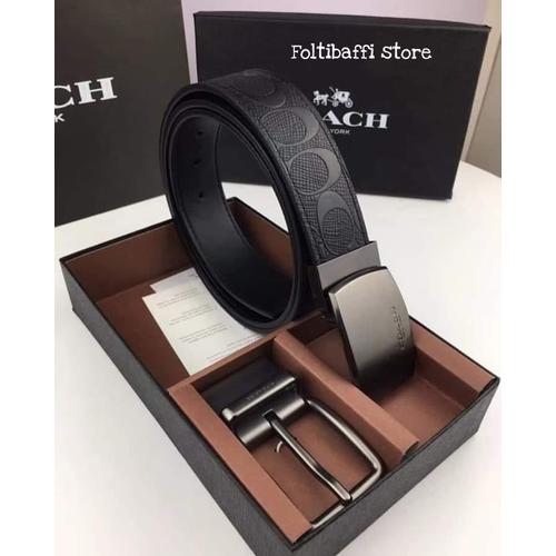 Jual SABUK IKAT PINGGANG PRIA CÒÁÇH F55157 MENS BELT EMBOSSED