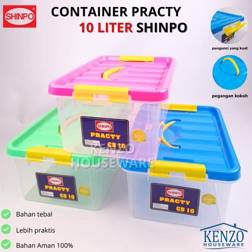 Jual Container Box Shinpo CB 10 Liter Kontainer Storage Box SIP PRACTY ...