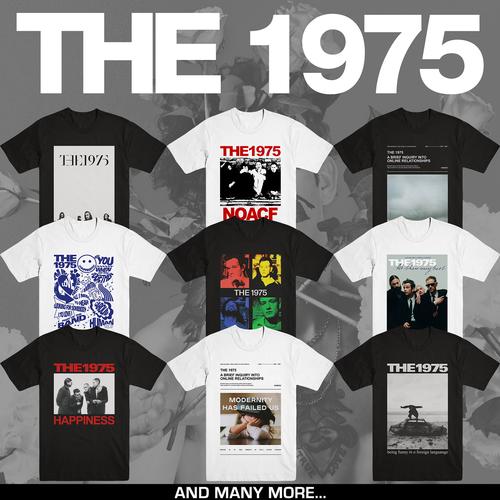 Jual THE 1975 T-SHIRT BAND INDIE ROCK MERCHANDISE ADMAT