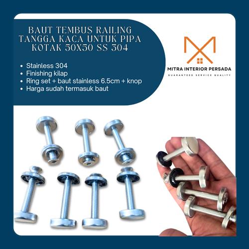 Jual Baut tiang railing tangga / baut pengunci badan tiang railing ...