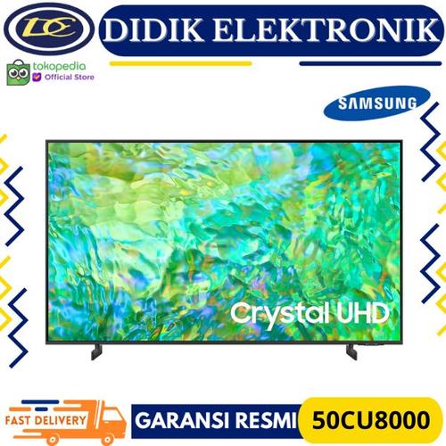 Promo SAMSUNG 50CU8000 CRYSTAL 4K UHD SMART TV 50 Inch Free Instalasi ...