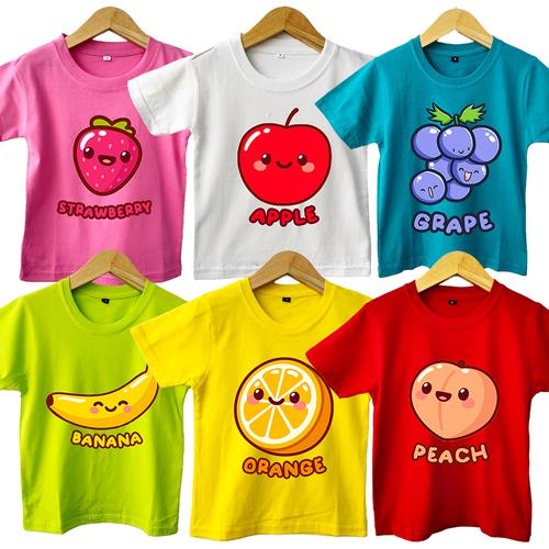 Jual JEJE KIDS Kaos Anak TEMA BUAH BUAHAN FRUITS - PINK, 2T - Jakarta ...