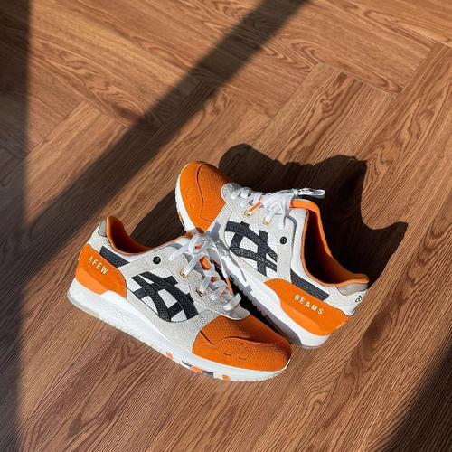 Jual AFEW X BEAMS Asics Gel Lyte Orange Koi 100% Authentic
