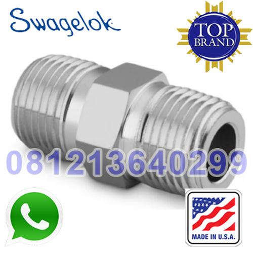 1/2" X 1/2" Male NPT Hex Nipple - 316 Stainless Steel High Pressure Fitting (5404-08-08-SS)