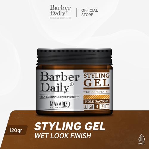 Promo Makarizo Barber Daily Wet Look Styling Gel 120 gr Jakarta Timur