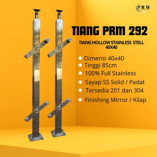 Jual RAILING TANGGA STAINLESS KACA TEMPERED/TIANG PRM 292 - Tebal 0,8mm ...