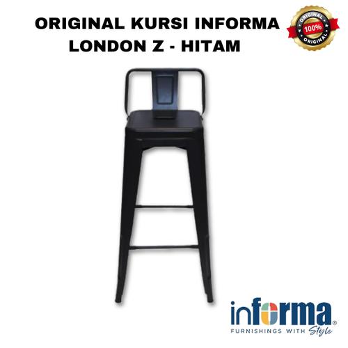 Jual Informa London Z Kursi Bar Hitam Bar Stool Kursi cafe Jakarta