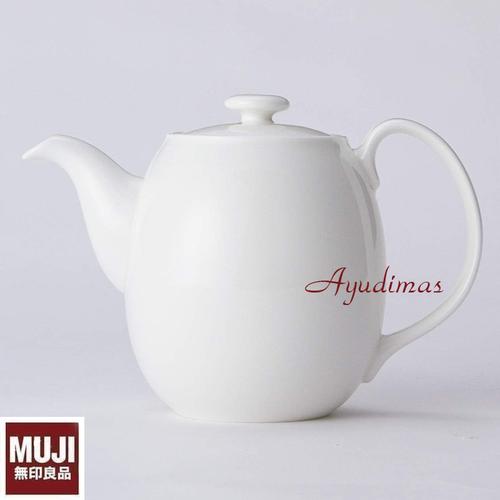 Jual Muji TeaPot Bone China Teko / Pot keramik small Jakarta