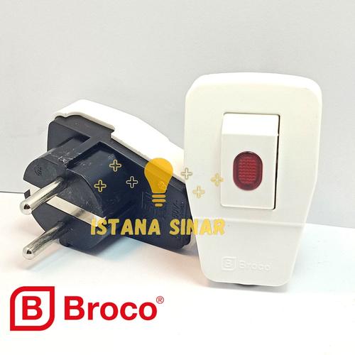Jual Steker lampu broco / steker switch on off broco Colokan Steker ...