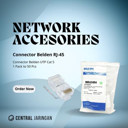 Jual Connector RJ45 UTP Cat 5e Belden Original 50 Pcs - Jakarta Barat ...