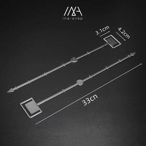 Jual Eksklusif [1 Pcs] Plastik Tube Card Holder Stik / Tangkai Ucapan