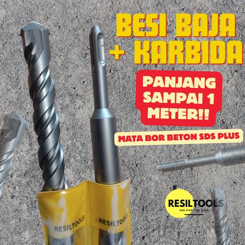 Promo mata bor beton 24 x 600 mm batu sds plus drill concrete dinding