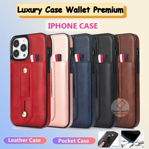 Jual Wallet Case iPhone 11 Pro Max Plus Soft Cover Slot Card