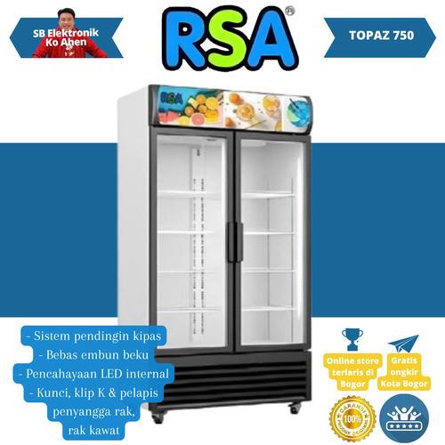Jual Showcase RSA 2 Pintu TOPAZ 750 Kapasitas 730 Liter - Kota Bogor ...
