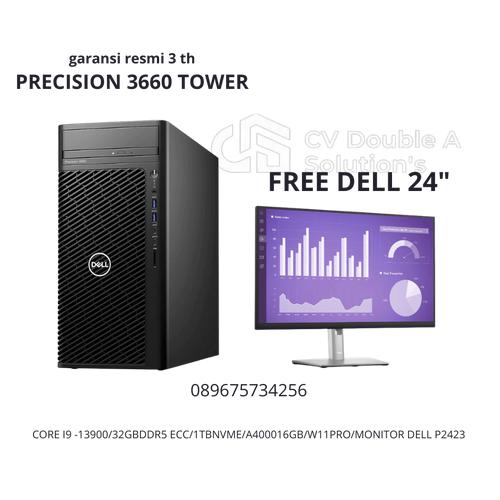 Jual DELL PRECISION 3660 TOWER CORE i9-13900/A4000 16GB/1TB NVME/W11PRO ...