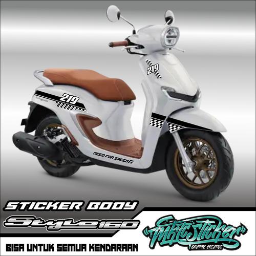 Jual VARIASI STICKER HONDA STYLO 160 MODIF RACING BENDERA START DAN ...