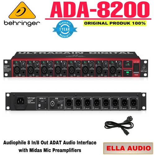 DJ機材 Behringer ULTRAGAIN DIGITAL ADA8200 BEHRINGER ADA8200 ULTRAGAIN DIGITAL｜ミュージックランドKEY
