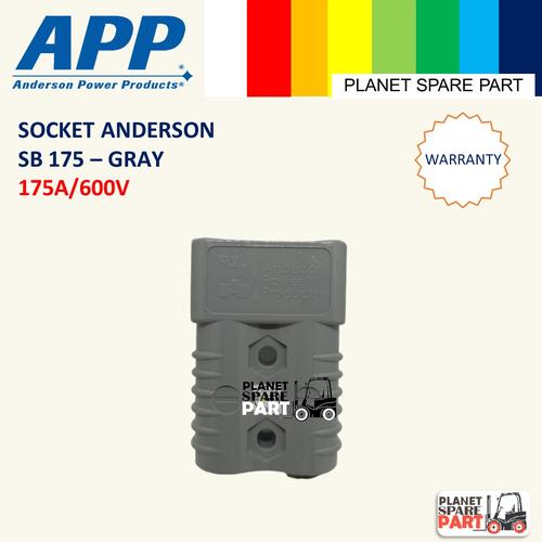 Sb175a Jual Socket Anderson SB 175A 600V Gray Original Plug Battery Forklift ...