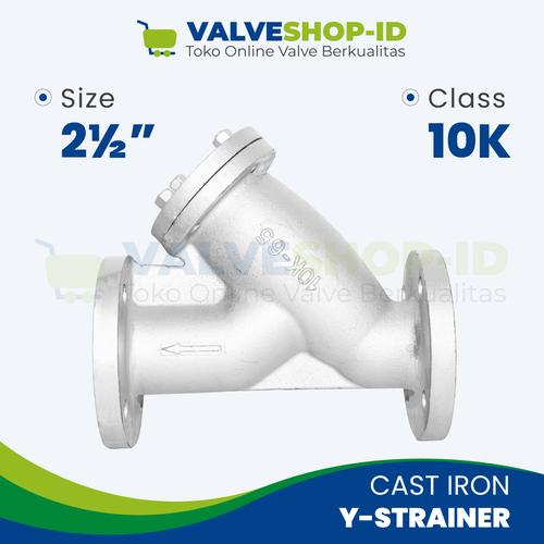 Promo YStrainer / Y Strainer DN65 2 1/2" Inch CI Cast Iron JIS 10K