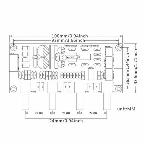 Jual KIT NE5532 HIFI TONE CONTROL STEREO NE5532 HIFI PREAMP STEREO ...