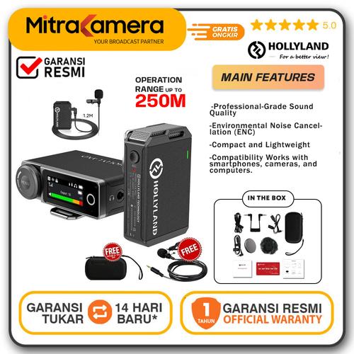 Promo Hollyland LARK MAX Solo Wireless Microphone System Garansi Resmi