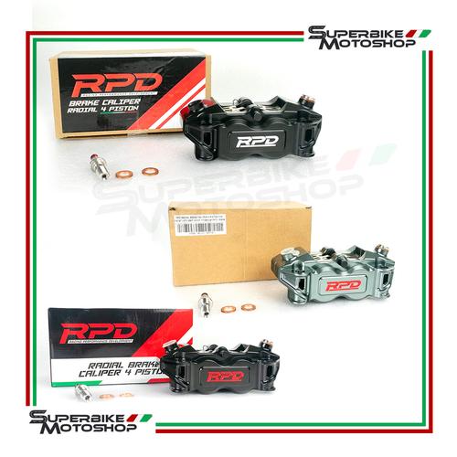 Jual RPD Kaliper 4P Radial 100mm Left / Right - Titanium-Red - Jakarta ...