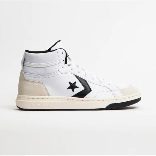 Converse Pro Blaze V2 Classic Leather Suede Vintage Mid White Black di Joss  Tokopedia