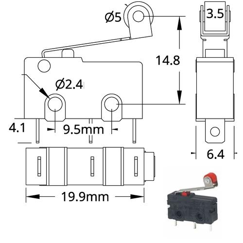Jual Micro limit switch - SW A 5M - Jakarta Barat - 3DP Store | Tokopedia