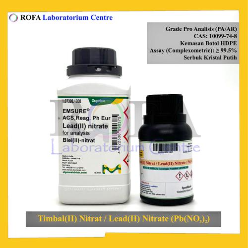 Jual Timbal (II) Nitrat / Lead (II) Nitrate / Pb(NO3)2 Pro Analis 1