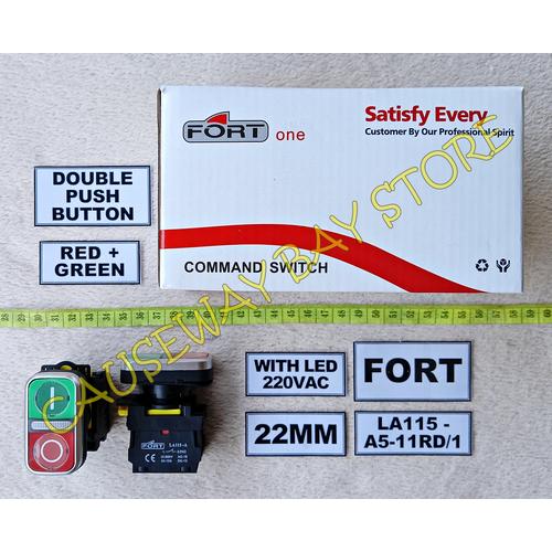 Jual Double Push Button WITH LED 220VAC ON-OFF - Kab. Sidoarjo ...