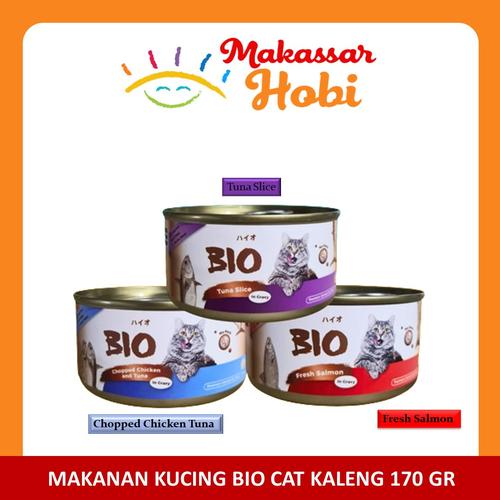 Jual Bio Cat Kaleng 170gr Makanan Kucing Basah Wet Food Tuna Salmon