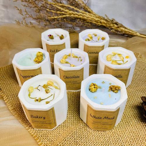 Jual GomyID Scented Candle in Concrete Souvenir Lilin Aromaterapi