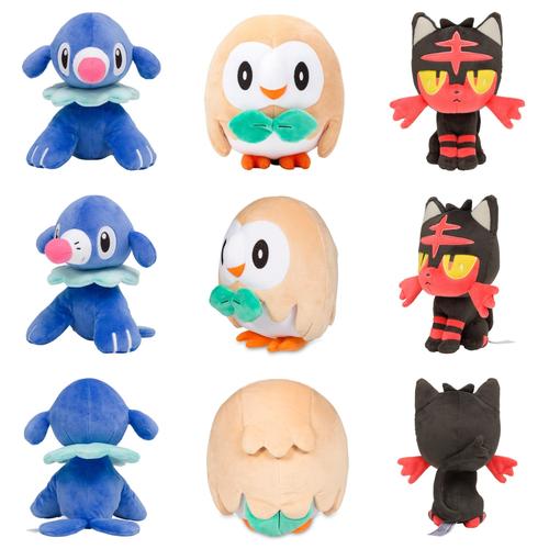 ORIGINAL Pokemon Center Plush Rowlet Litten Popplio Boneka Sun Moon  Litten di Irene Toys Hobbies Tokopedia