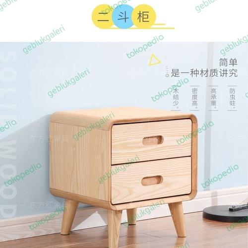 Promo nakas minimalis side table kayu jati solid paling di cari non