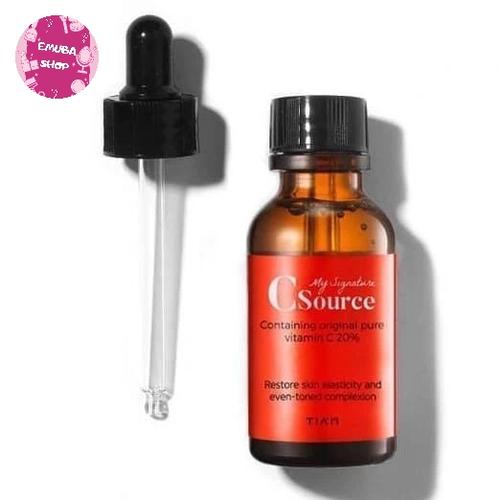 Gambar TIAM My Signature CSource C Source Original Pure Vitamin C24 Serum dari EMuBa Shop undefined Tokopedia