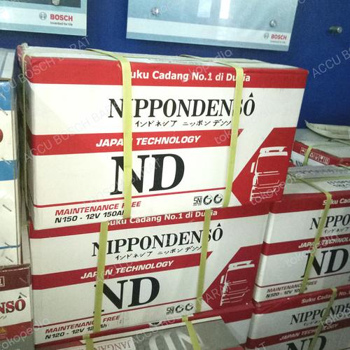 Jual NIPPONDENSO AKI KERING N150 12V 150AH MF Jakarta Pusat ACCU